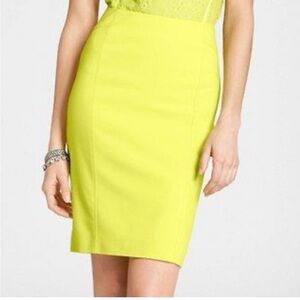 Ann Taylor Citron Doubleweave Pencil Skirt Sz8